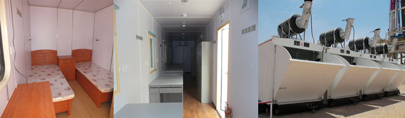 野營(yíng)房客廳，野營(yíng)房走廊